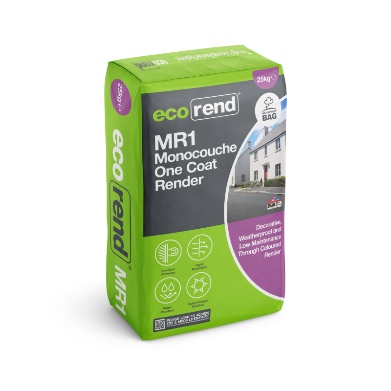 MR1 Ecorend Monocouche One Coat Render.