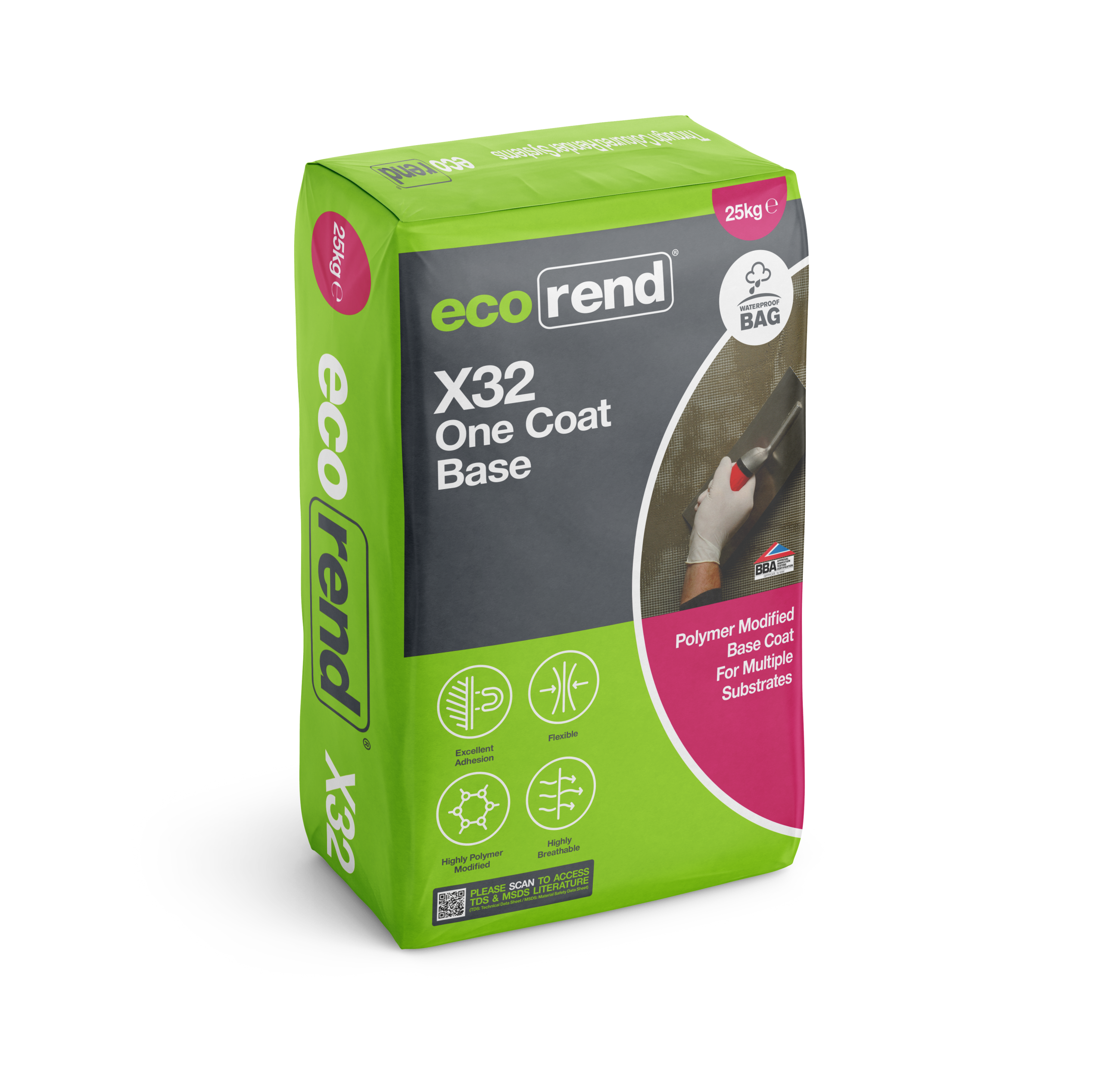 Ecorend X32 One Coat Base Coat High Polymer 25KG